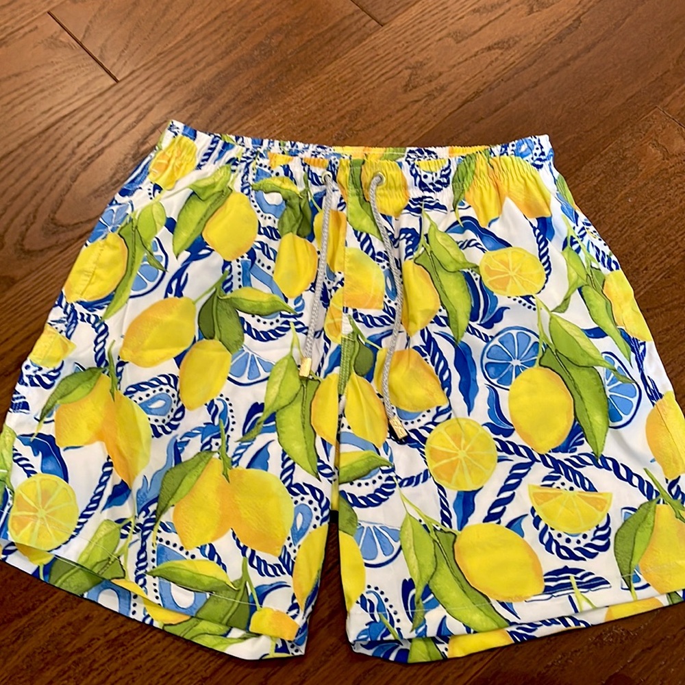 Kenny Flowers -Lemon Mens Swim Trunk- LG